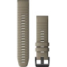 Ремешок сменный для GARMIN FENIX 6 22MM DARK SANDSTONE SILICONE 010-12863-02